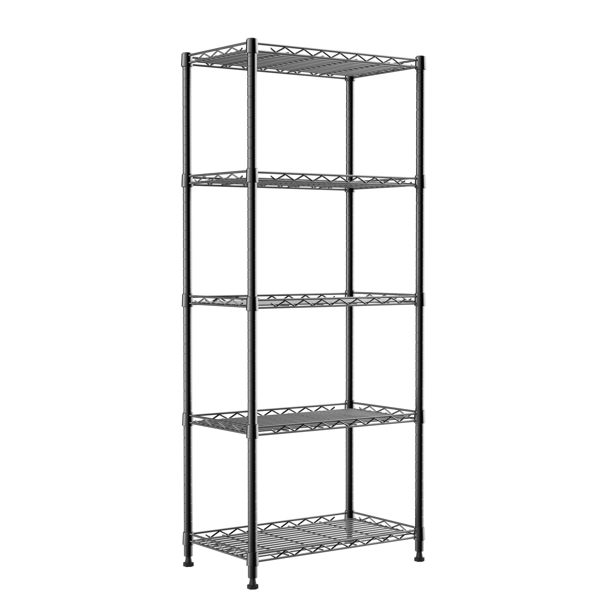 REGILLER 5-Wire Shelving front view showing sturdy, space saving kitchen storage.