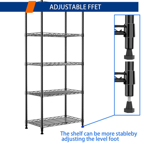REGILLER 5-Wire Shelving ideal for kitchen and pantry storage.