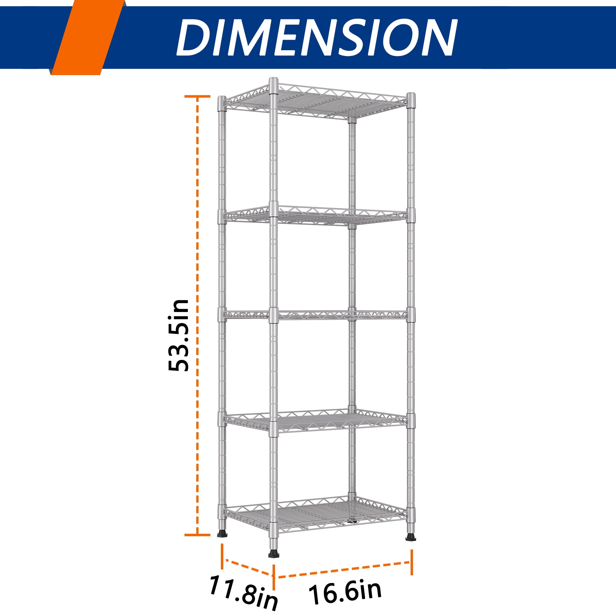 REGILLER rack in kitchen demonstrates pantry organization and easy reach