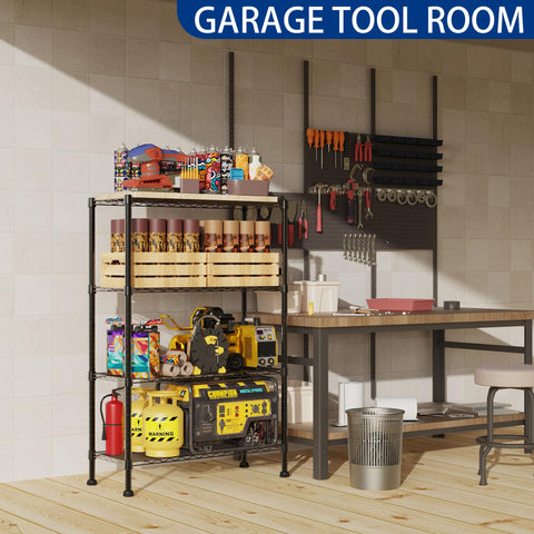 REGILLER adjustable shelves demonstrate flexible heights ideal for kitchen and bathroom organization.