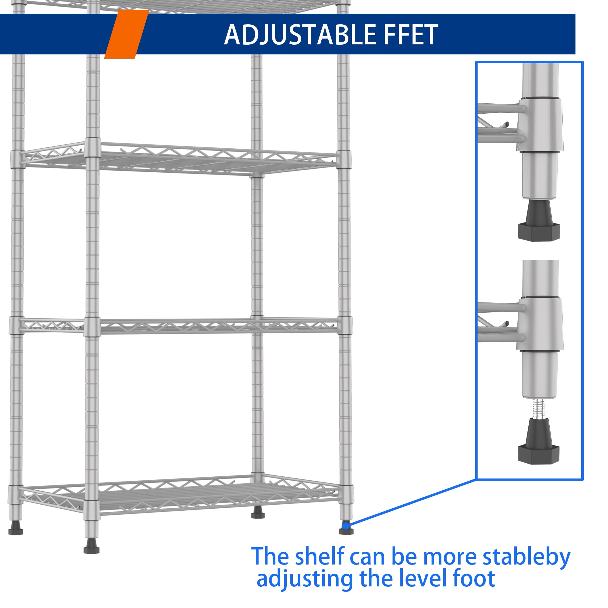 REGILLER 11.8-inch depth, 21.2-inch width, 53.5-inch height fits corners.