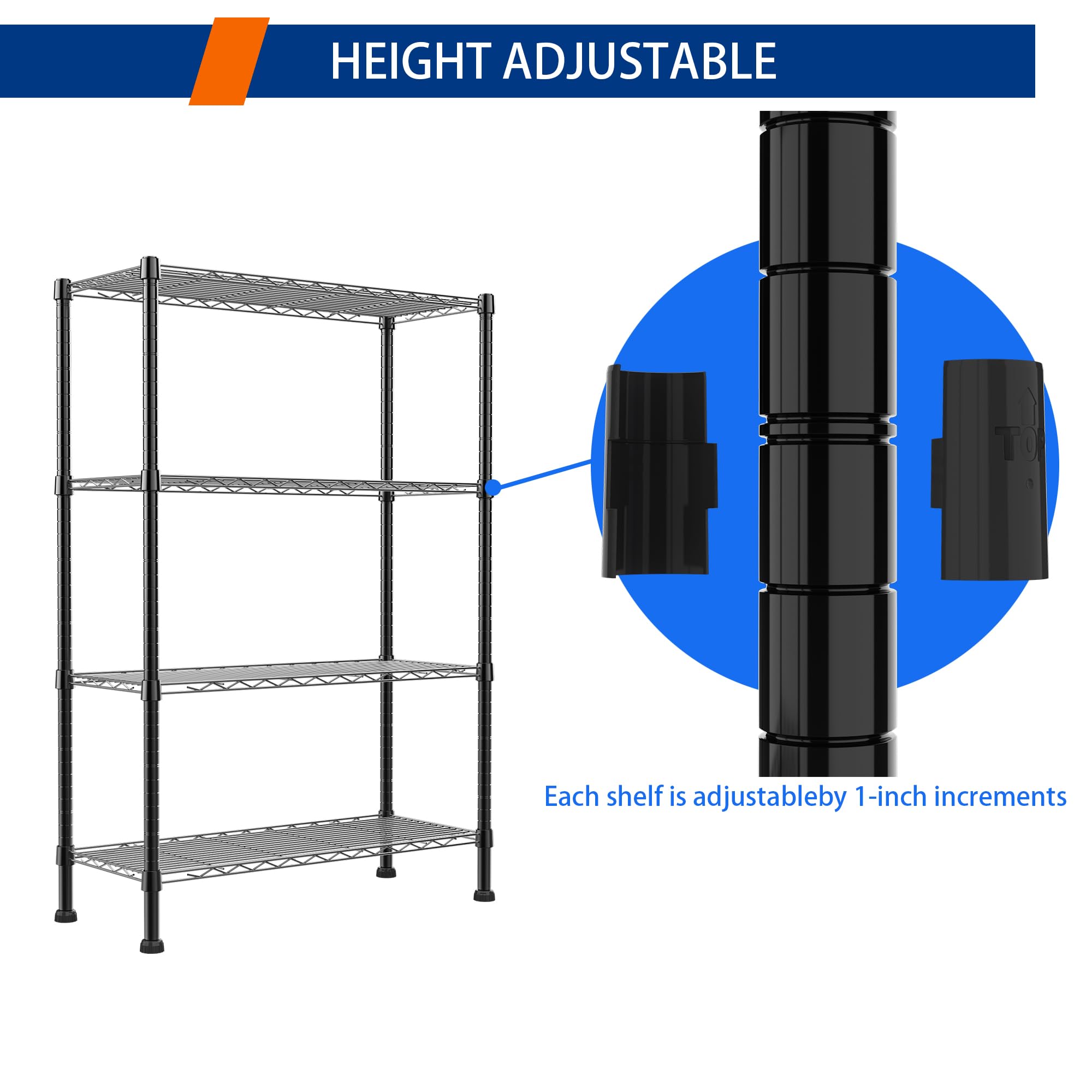 REGILLER no-tools assembly saves time during setup and rearrangement.