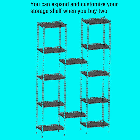 REGILLER shelf height adjustable in 1-inch increments for customization
