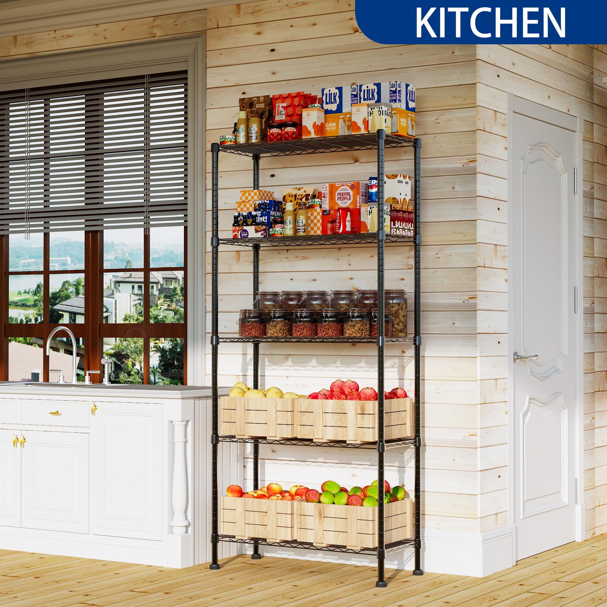 REGILLER adjustable shelves enable flexible storage layouts in any room.
