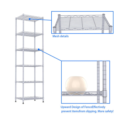 REGILLER silver steel storage rack in a kitchen or bathroom context.