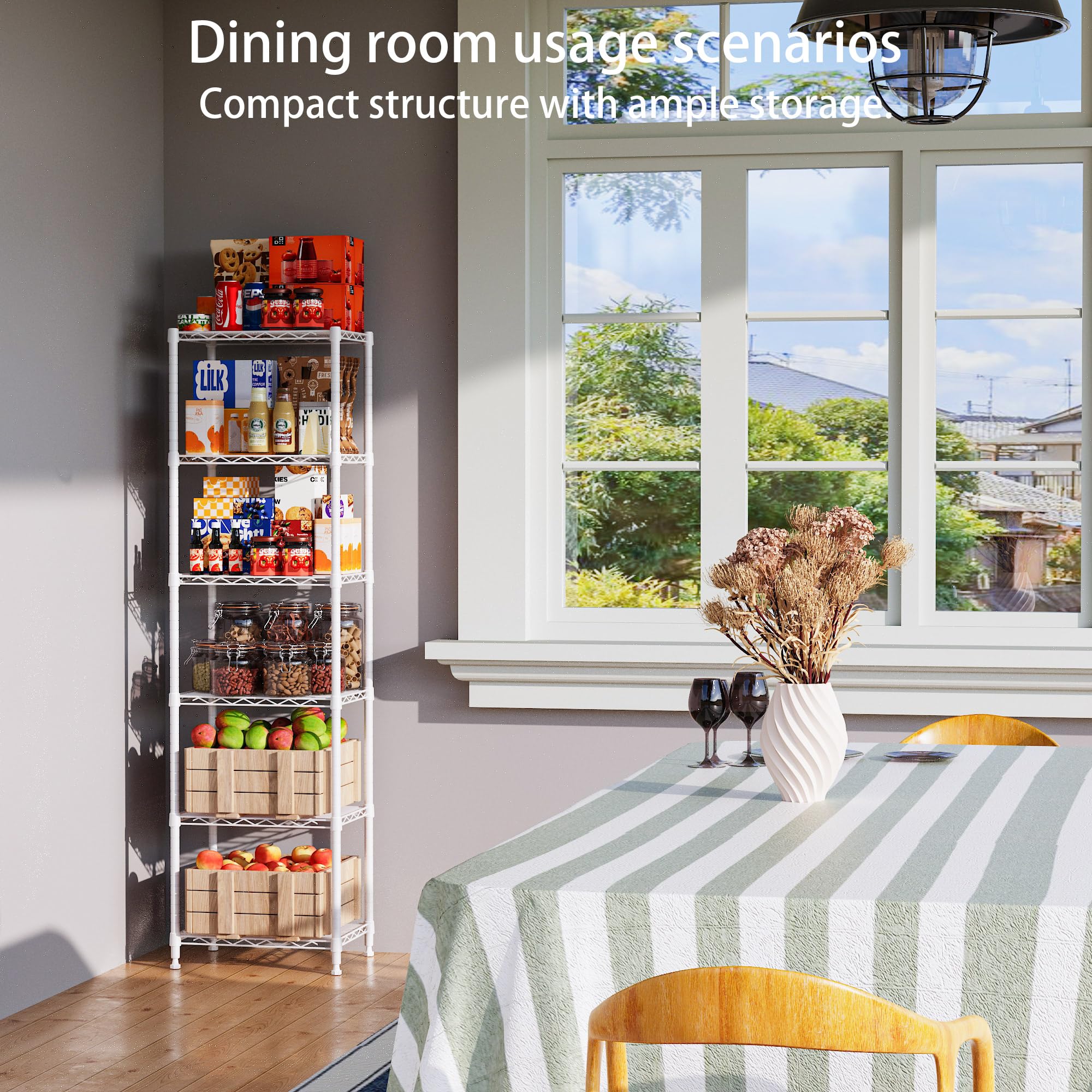 REGILLER wire design with open spacing enhances air flow.