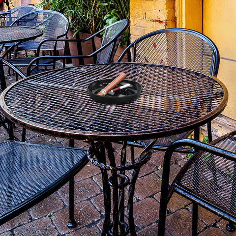 Reginary durable plastic ashtray designed for everyday reuse.