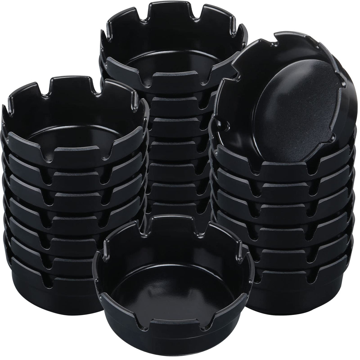 Reginary ashtrays bulk round design, outdoor-friendly and durable for daily use.