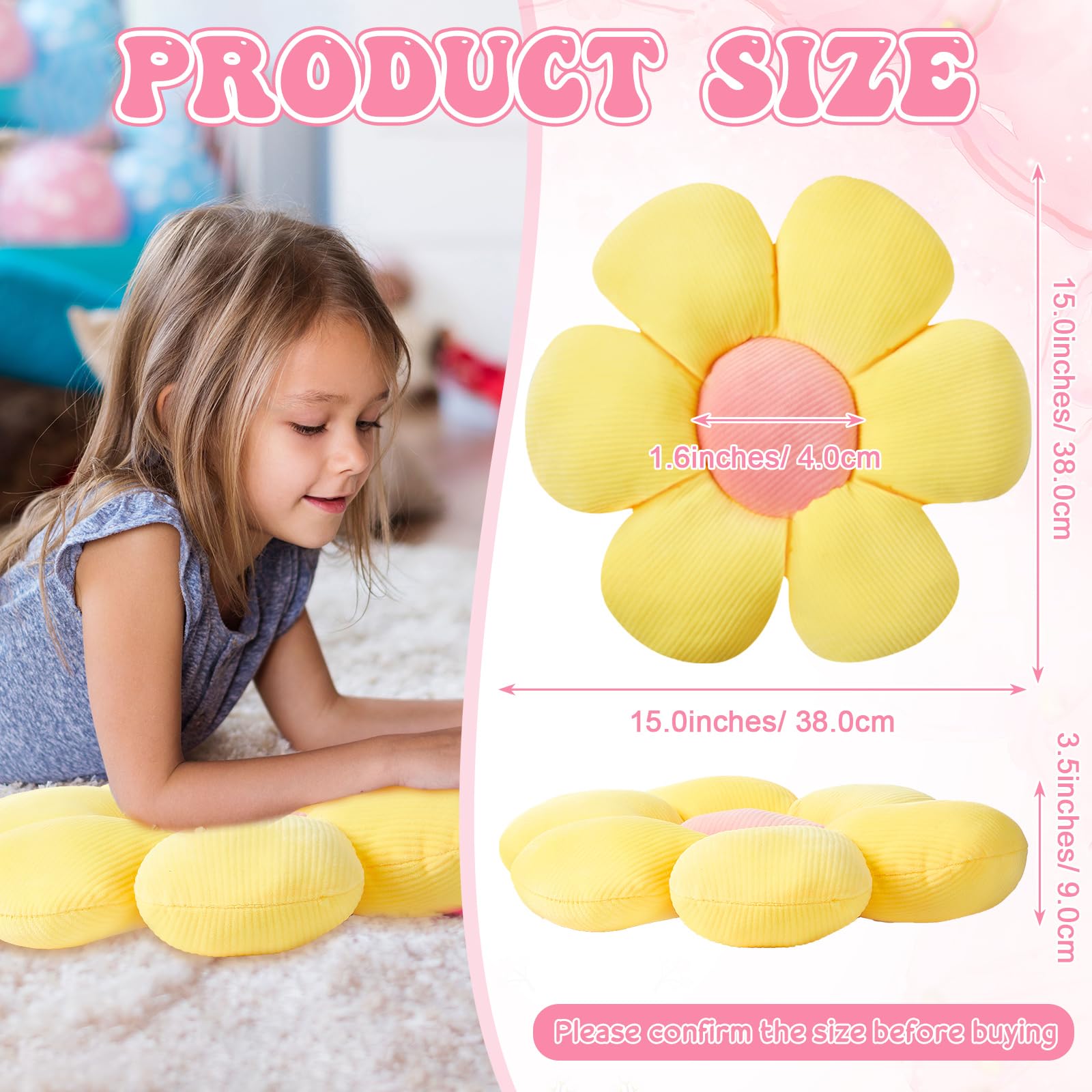 Reginary daisy seat cushions on sofa add cozy home seating