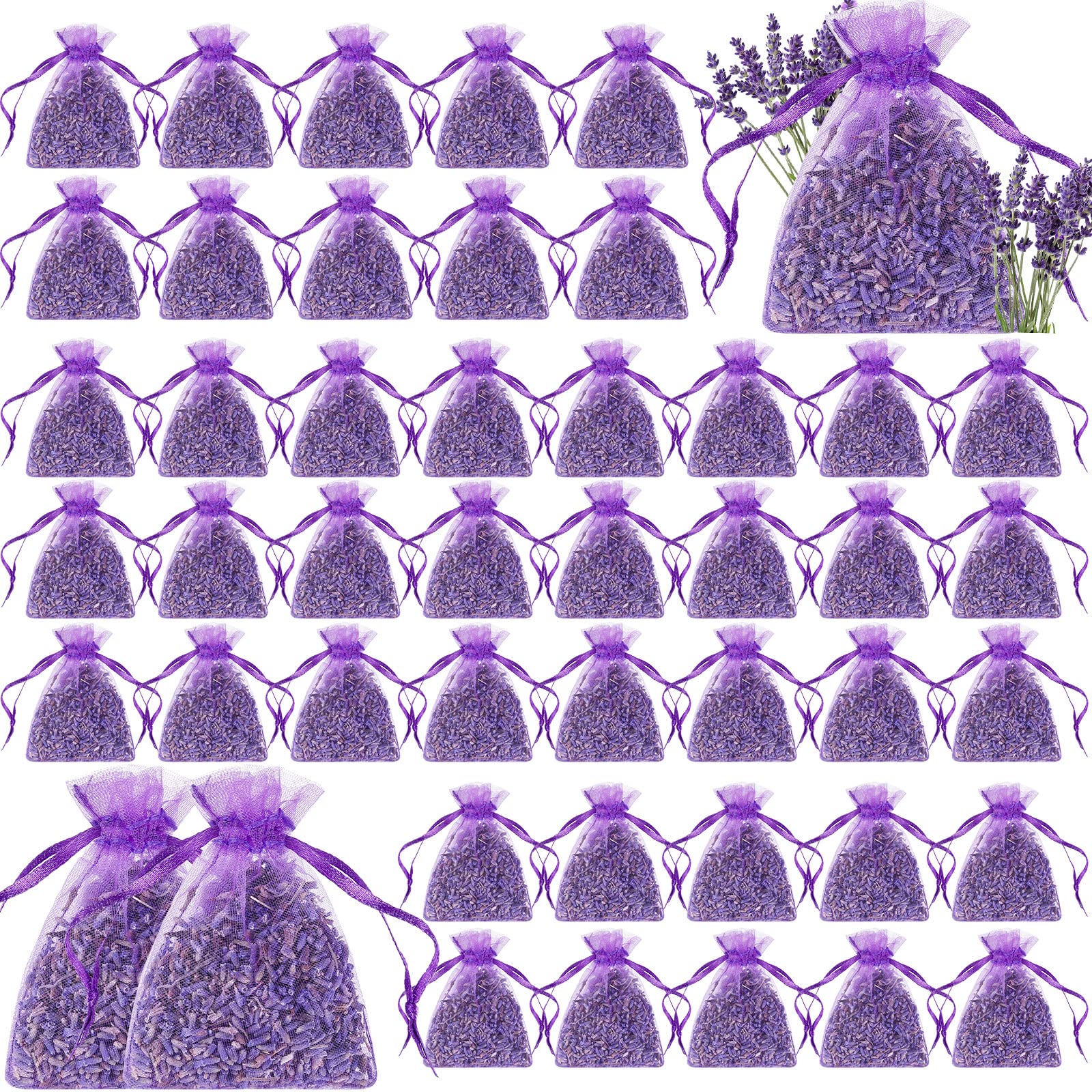 Reginary lavender sachets in a drawer refreshing clothes with a subtle scent