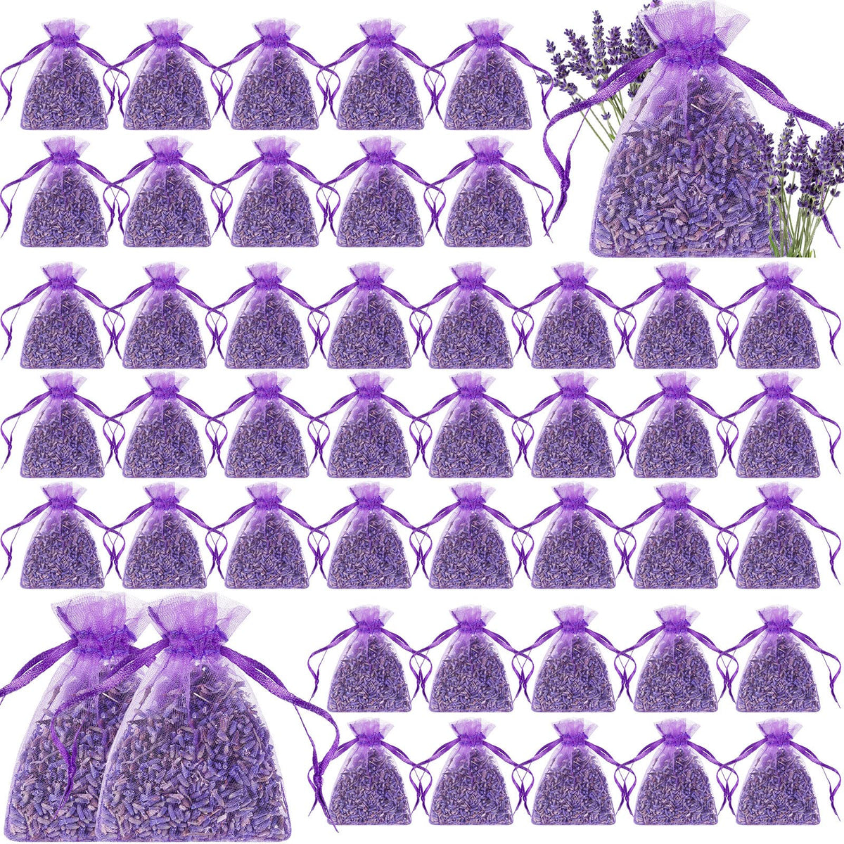 Reginary lavender sachets in a drawer refreshing clothes with a subtle scent