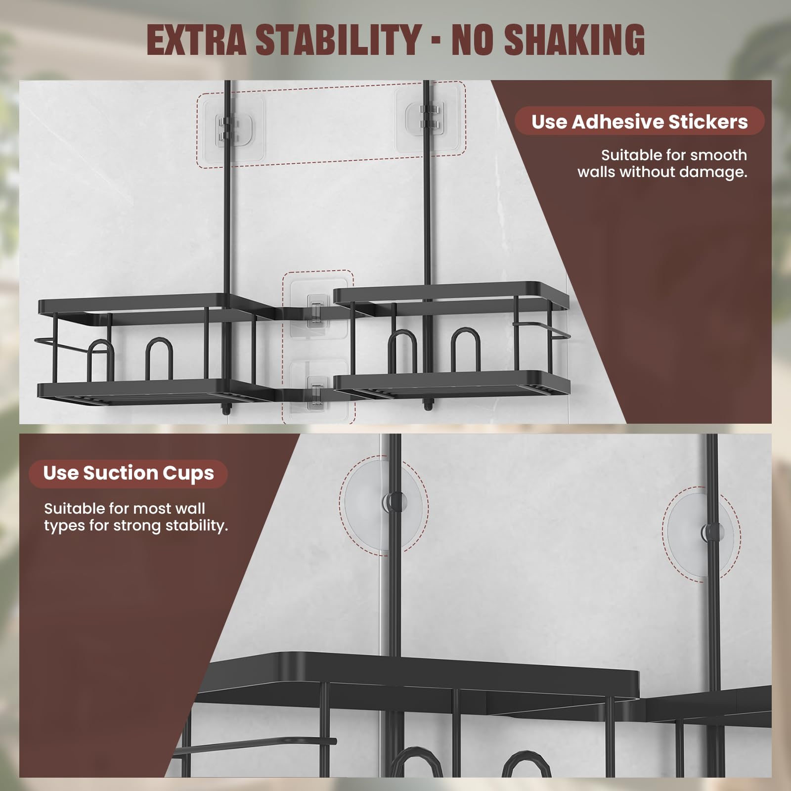 REINHARDT four-basket configuration provides ample storage space.