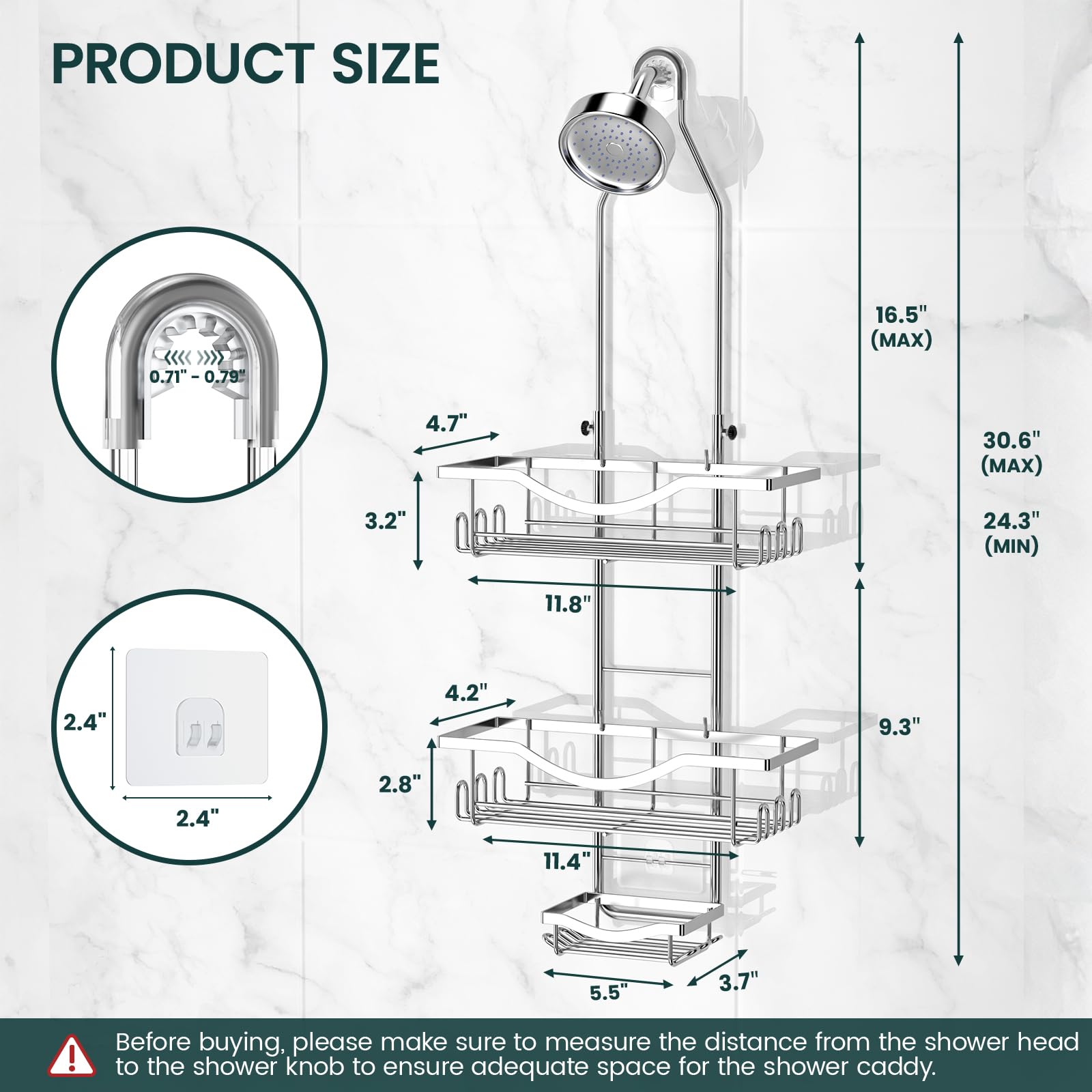 Reinhardt fast-draining setup prevents water buildup for a dry storage area