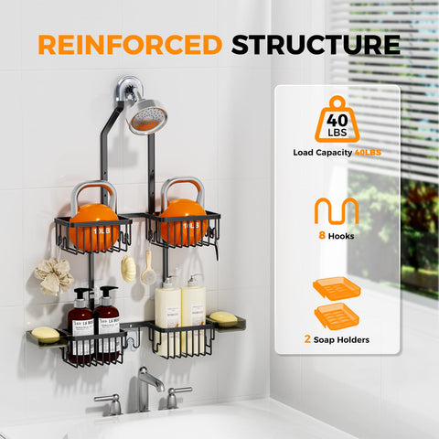 Handheld showerhead-friendly REINHARDT caddy design