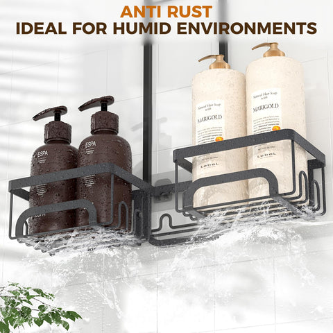 REINHARDT shower caddy soap holder keeps bars dry