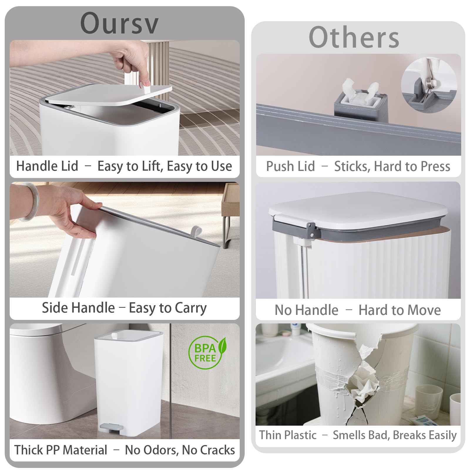 rejomiik slim profile trash can fits between toilet and wall.