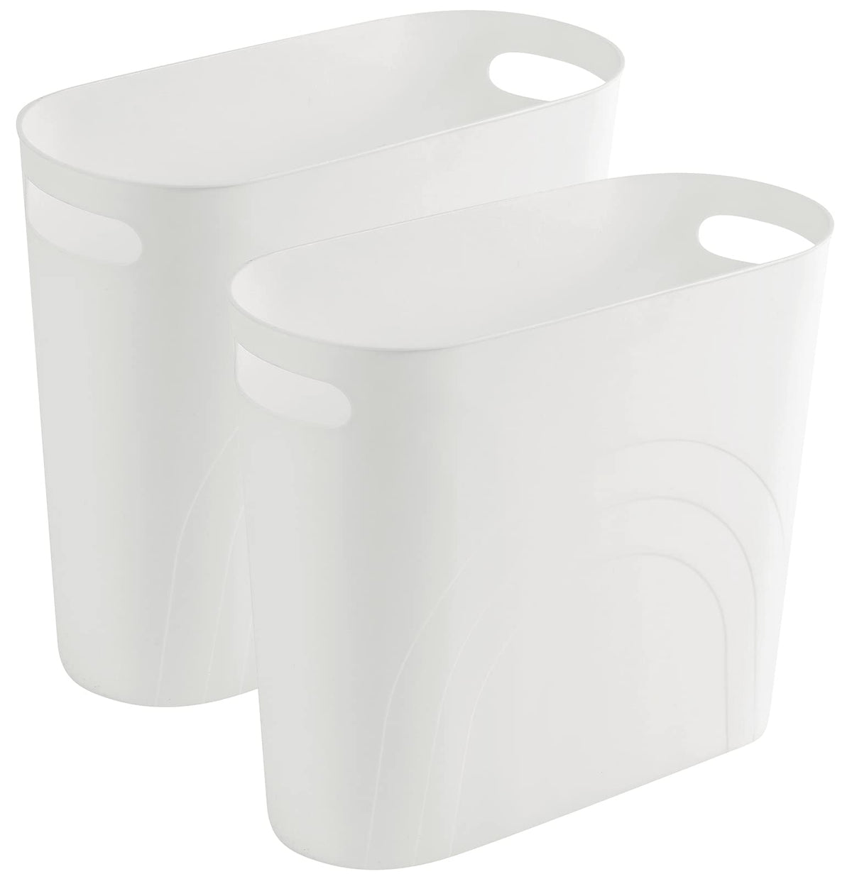 rejomiik small trash can with slim profile for tight spaces, ideal under-sink organization