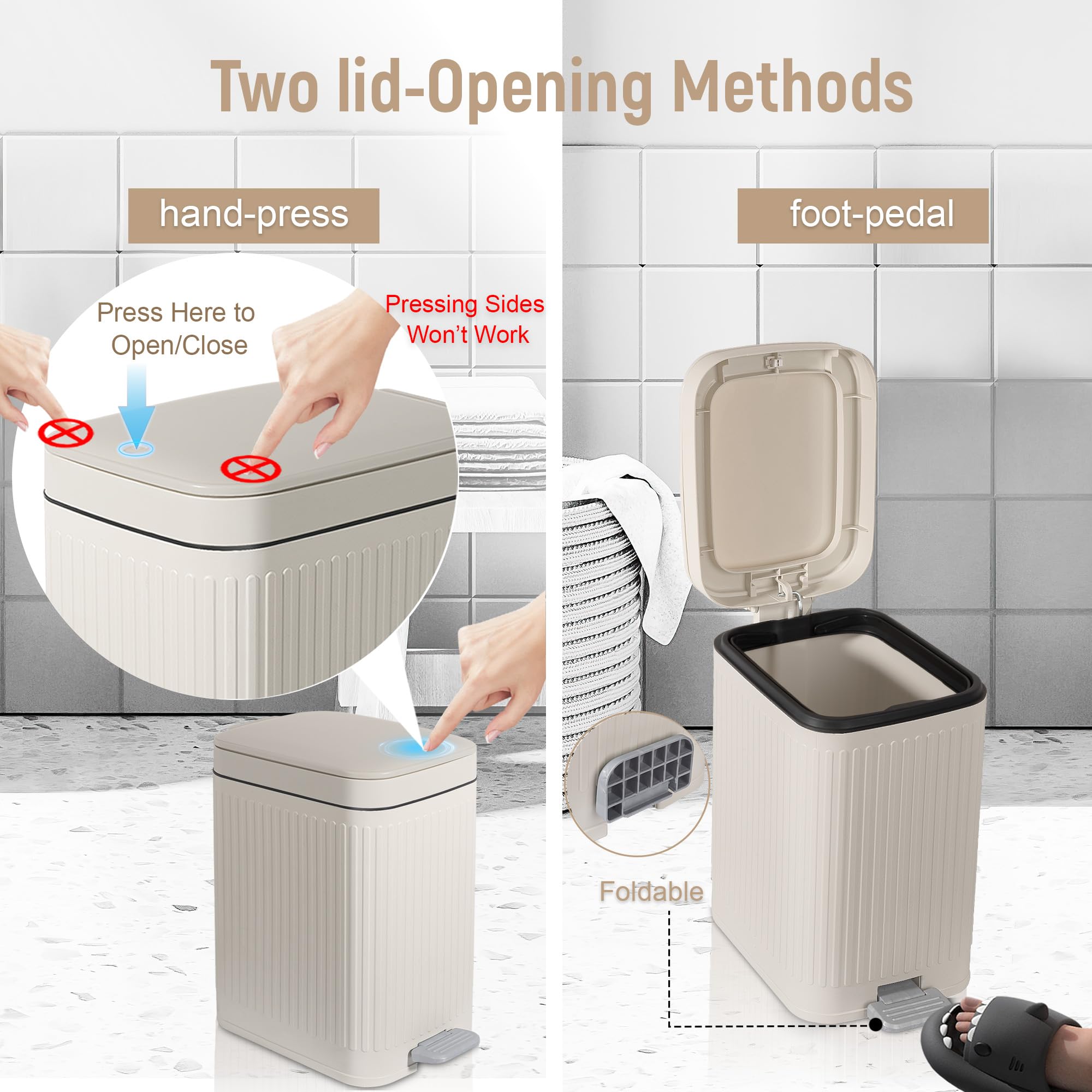 rejomiik soft-close lid keeping odors concealed with whisper-quiet closing