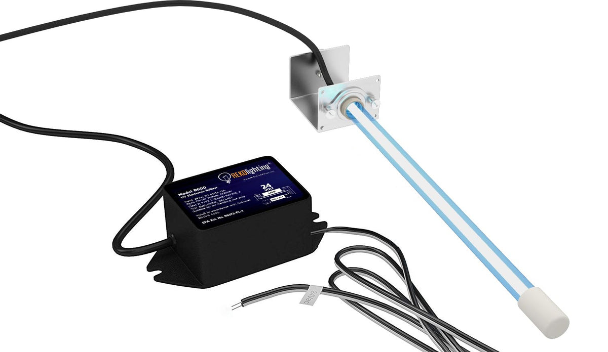 REKOLIGHTING R600 UVC coil 14in for HVAC coils reduces mold and bacteria growth
