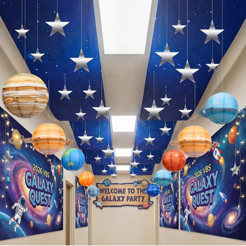 Relaxgiant twinkle stars help create layered dimensional decor