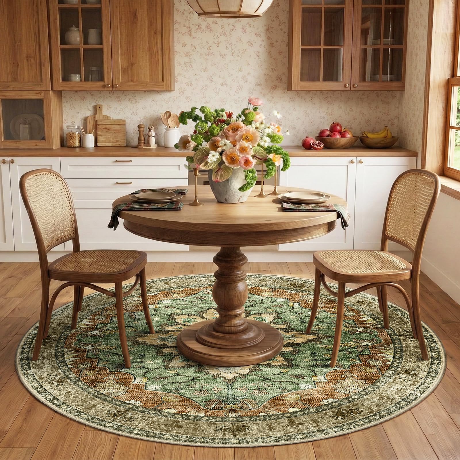 RELEANY rug in a living room setup showing cohesive decor and size.
