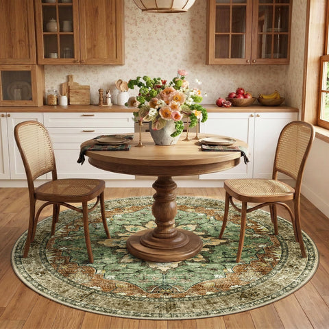 RELEANY rug in a living room setup showing cohesive decor and size.