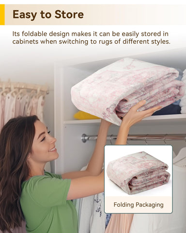 RELEANY thin design folds easily for storage and behind doors.