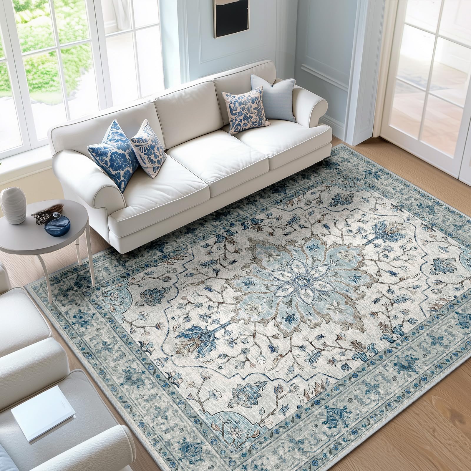 Pet-friendly low-pile surface provides daily comfort for households.