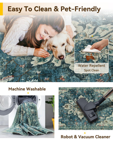 RELEANY distressed floral pattern brings timeless style