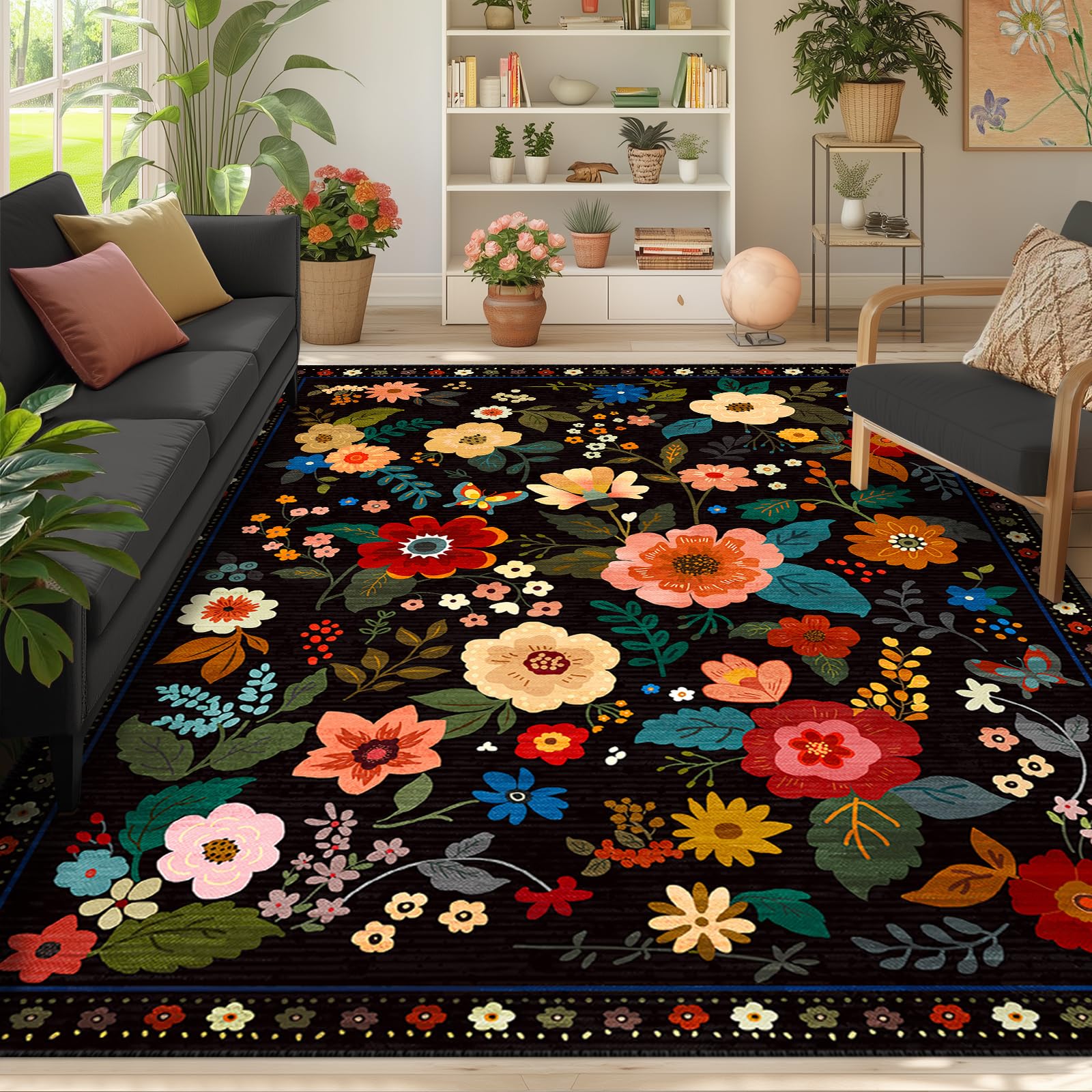 RELEANY kids' playroom rug supports safe, playful daily activities.