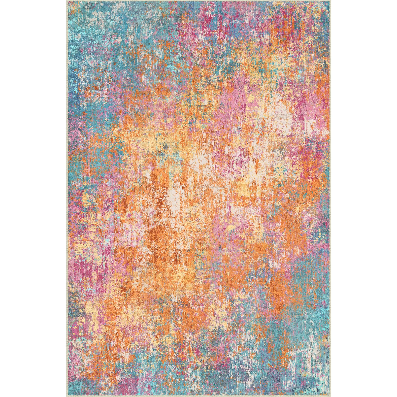 RELEANY Living room setup rug suitable for living rooms, bedrooms, and entryways