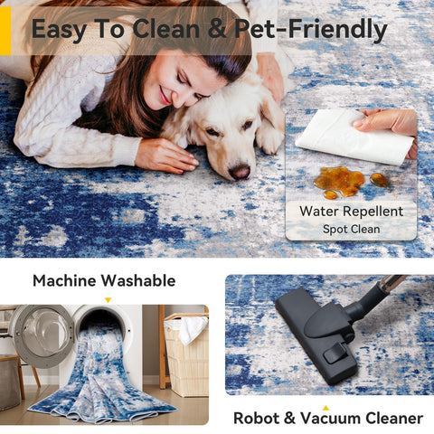 RELEANY low-pile design creates a smooth surface comfortable for barefoot use.