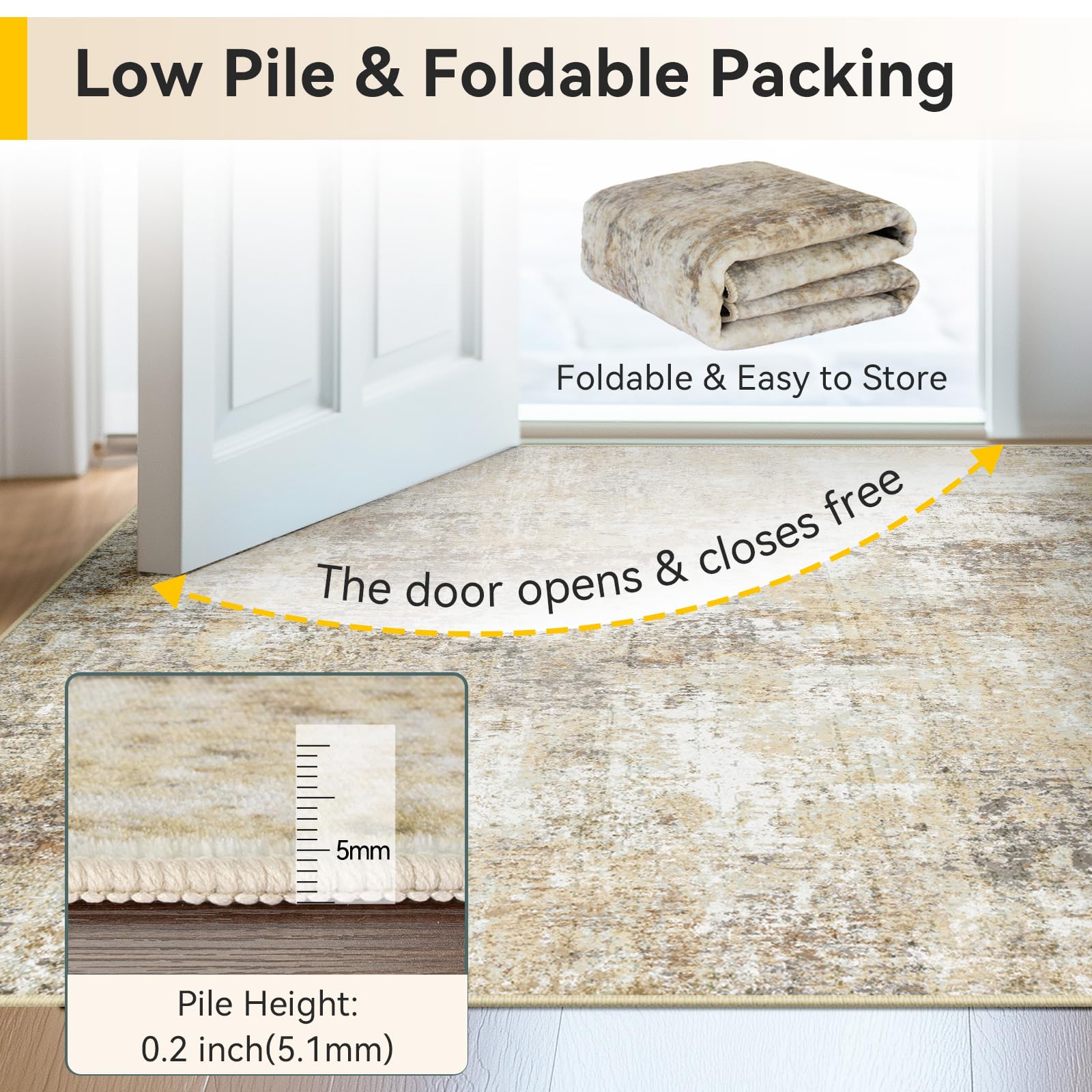 RELEANY abstract print complements living rooms, dining areas, and nurseries.
