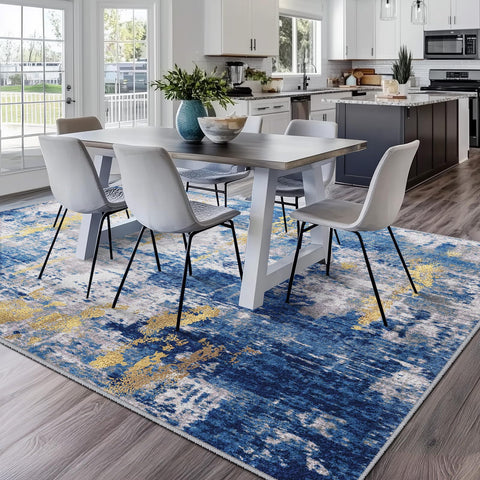 RELEANY modern abstract print adds color and depth to any room.