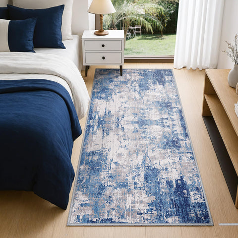 RELEANY non-slip backing provides secure placement on smooth floors.