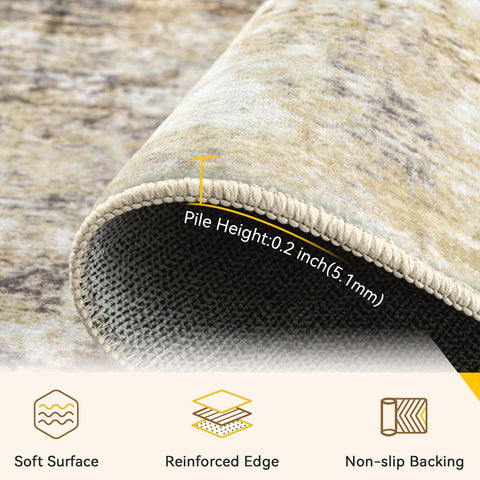RELEANY water-repellent finish beads spills for quick cleanup.