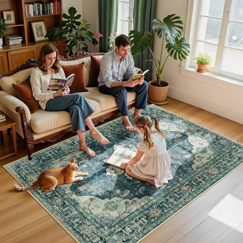 RELEANY soft low-pile surface feels comfortable underfoot