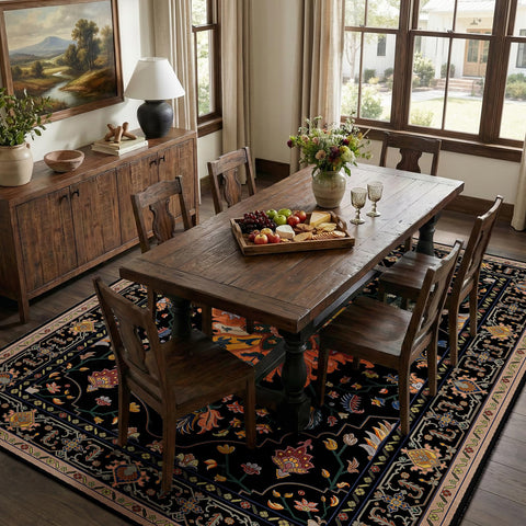 RELEANY soft low-pile rug offers underfoot comfort and easy maintenance