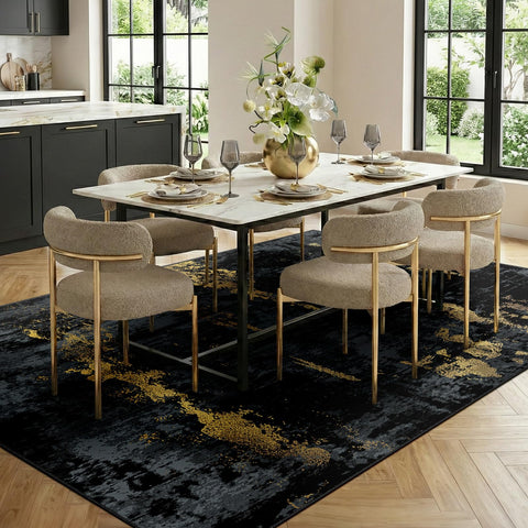 RELEANY soft silk-like texture foot-friendly rug