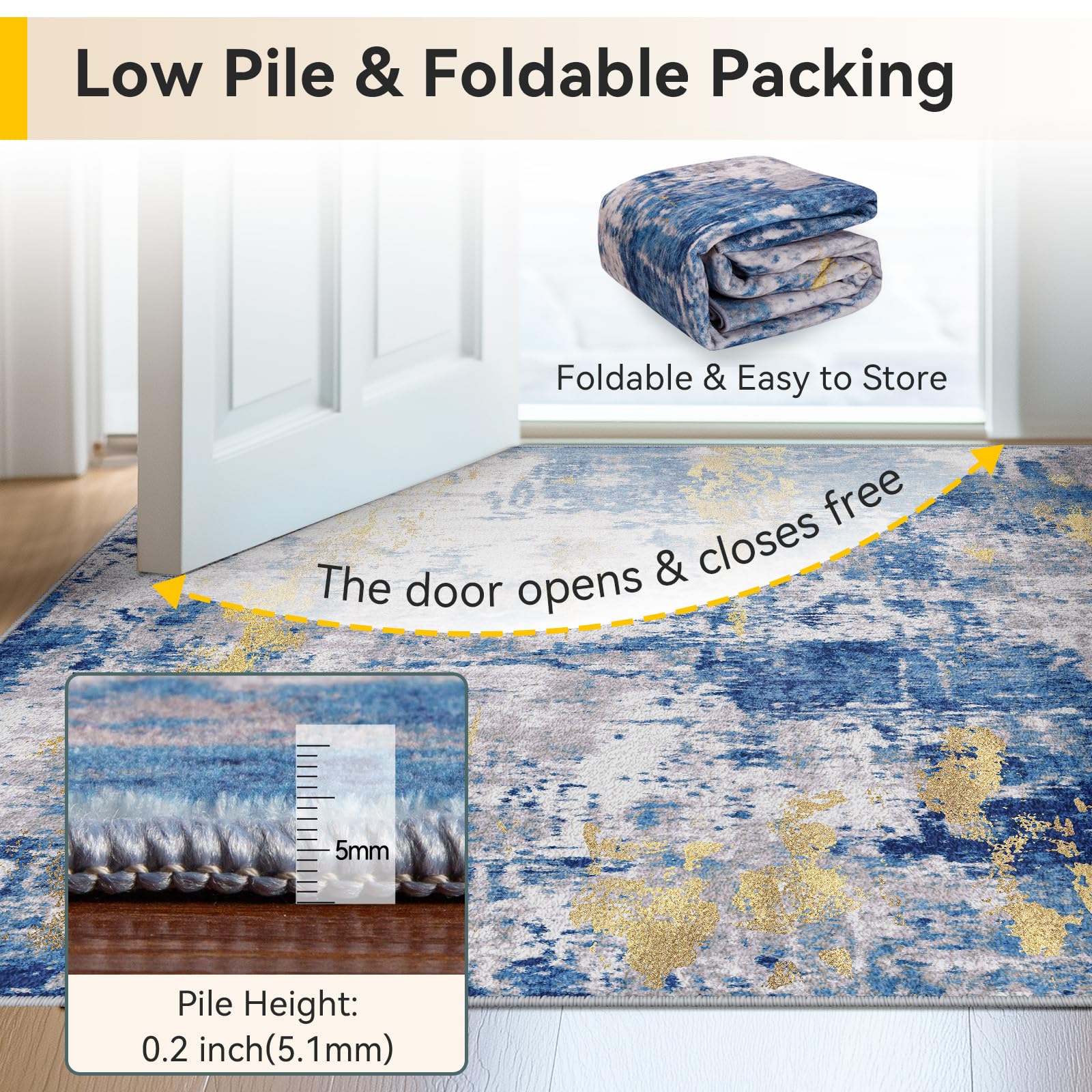 RELEANY thin-design packaging shows easy storage and cleaning.