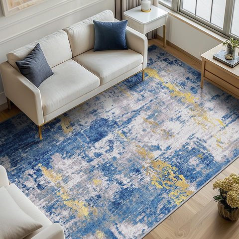 RELEANY abstract pattern close-up highlights modern print and color.