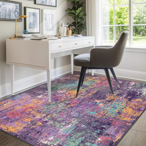 RELEANY rug in thin design packaging for simple storage