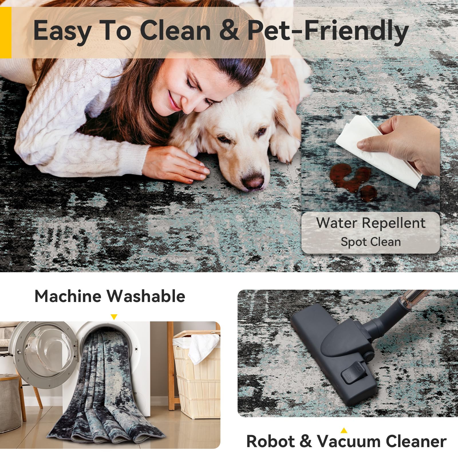 RELEANY water-repellent surface beads liquids for quick cleanup