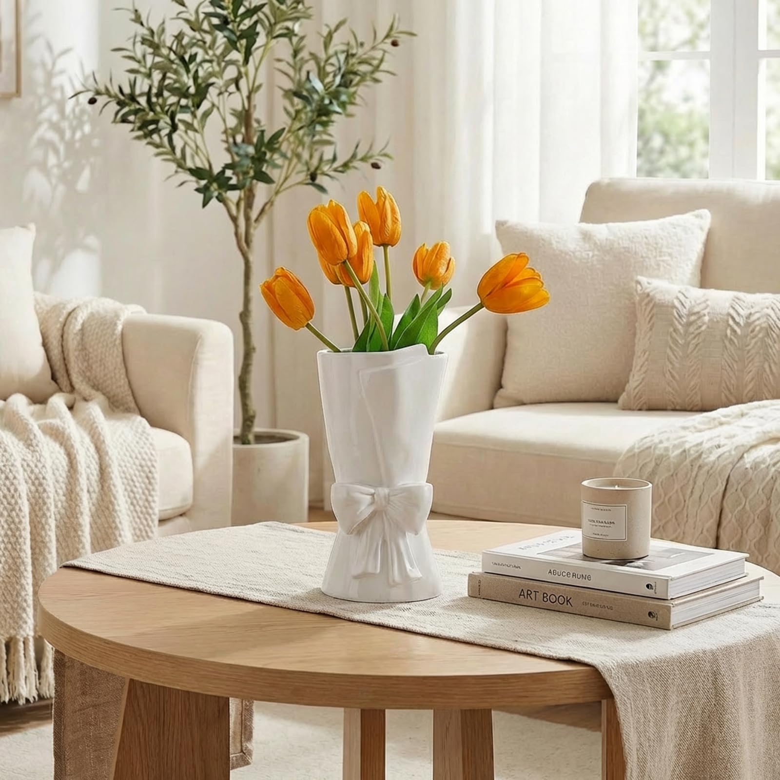 Relexome Nordic-boho style vase fits modern farmhouse themes