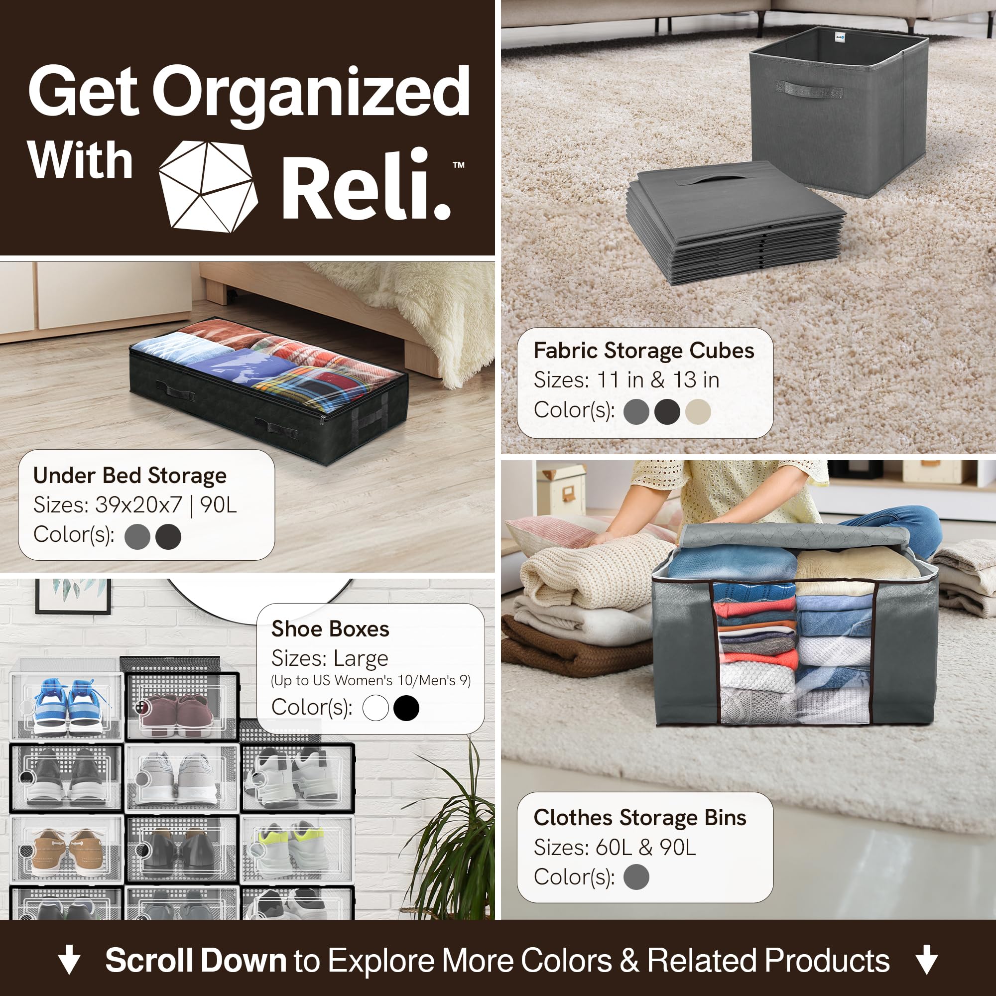 Reli assembly video supports easy setup and quick access to your shoes.