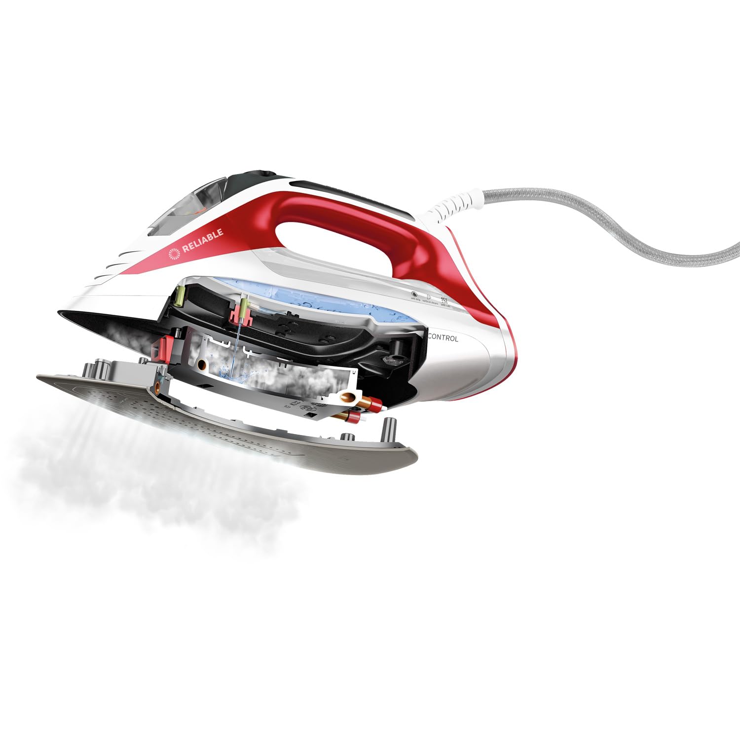 Reliable Velocity 270IR sensor handle enables hands-free steam for comfortable ironing
