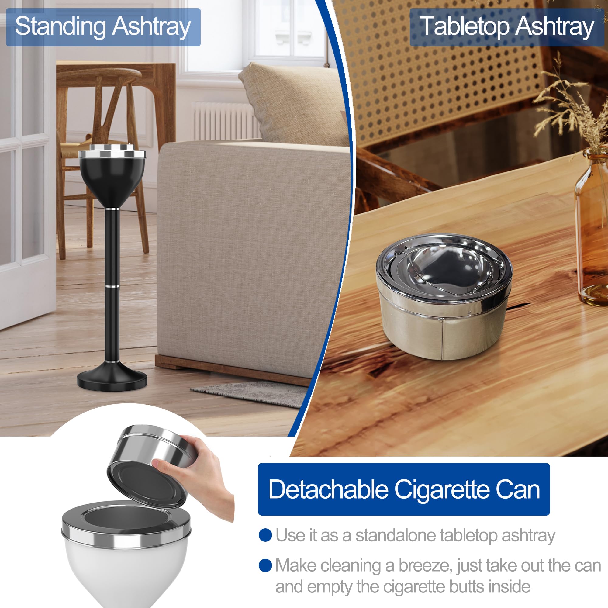 RELIANCER weighted base 7.1-inch diameter for stability in wind