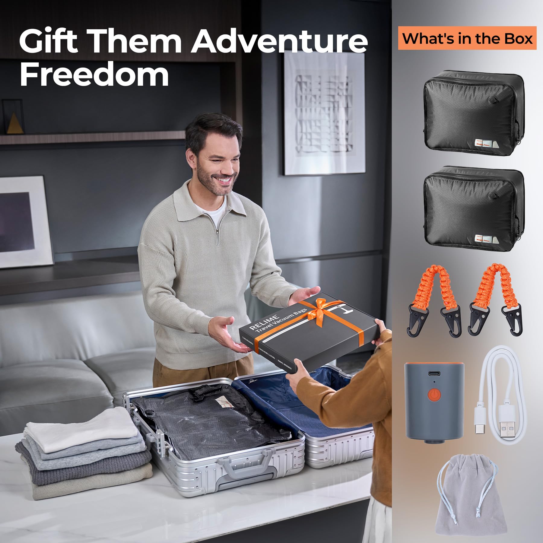 Relime Apex bags ready for cruises, camping, and RV travel scenarios.