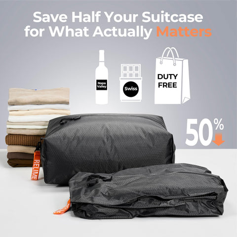 Relime Classic bag zipper gliding smoothly, resisting snags for hassle-free packing.