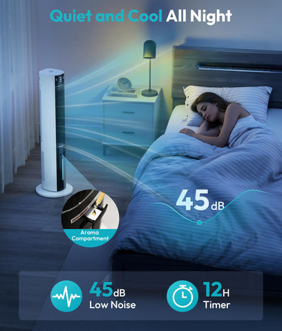 Rellytech evaporative air cooler bladeless design ensuring safe family use.